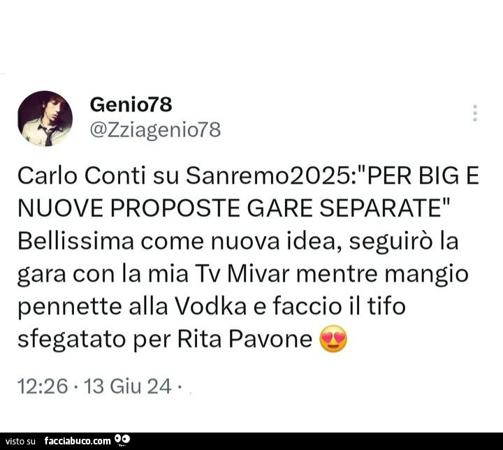 Carlo Conti su Sanremo 2025: per big e nuove proposte gare separate