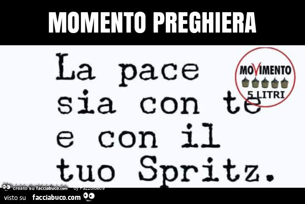 Momento preghiera