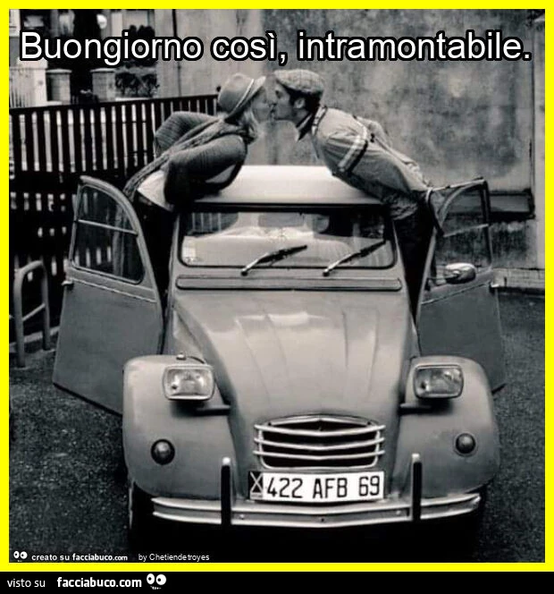Buongiorno così, intramontabile