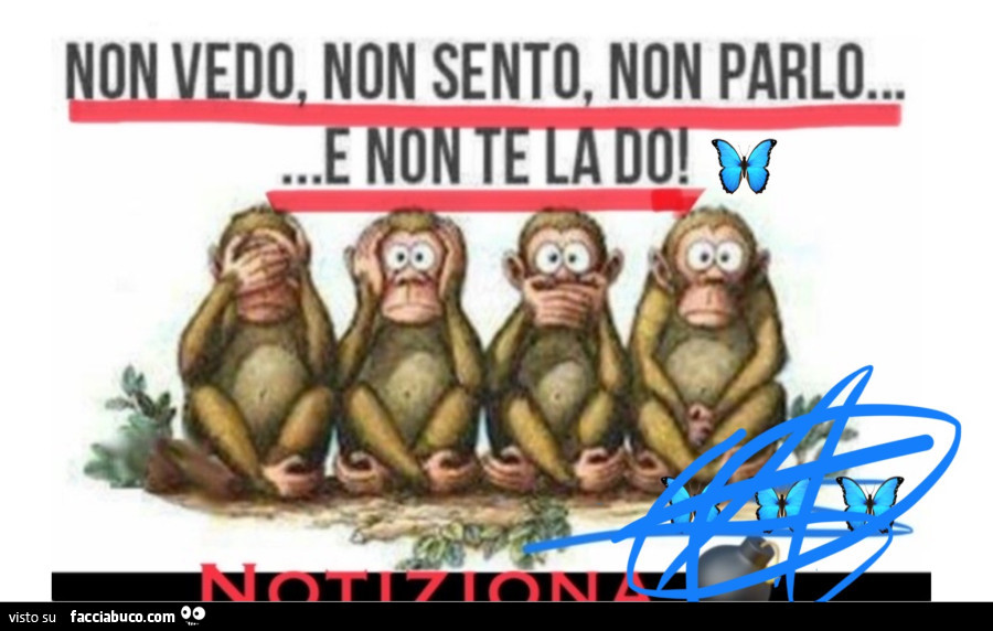 E' inutile insistere cari MdF: non ve la do! 🦋🦋