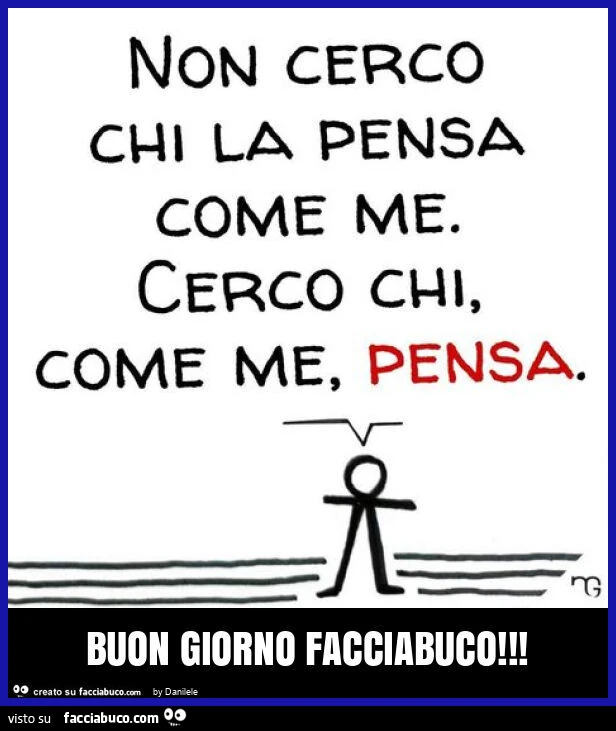 Buon giorno facciabuco