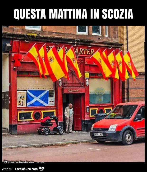 Questa mattina in scozia