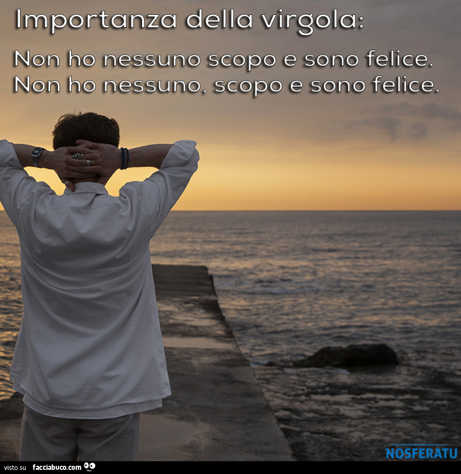 Importanza della virgola