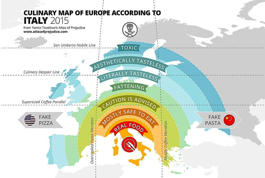 Mangiare in Italia VS resto del mondo Mondo