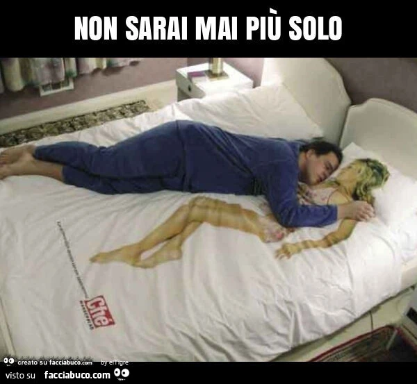Non sarai mai piรน solo