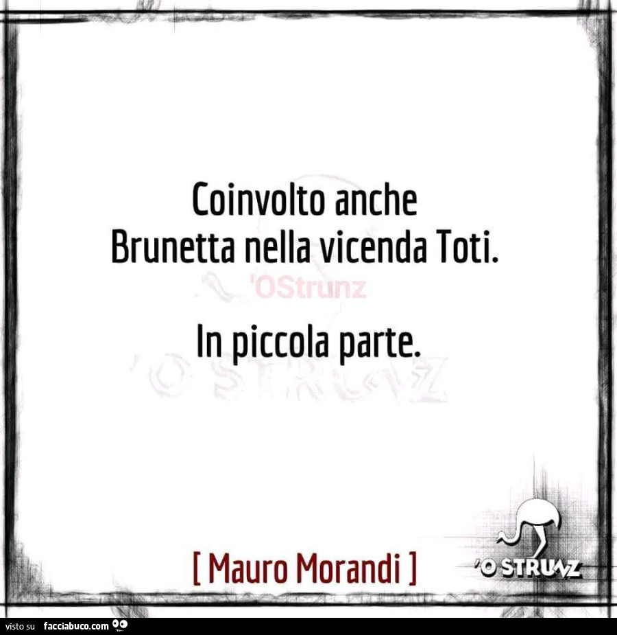 Coinvolto anche Brunetta nella vicenda Toti. In piccola parte