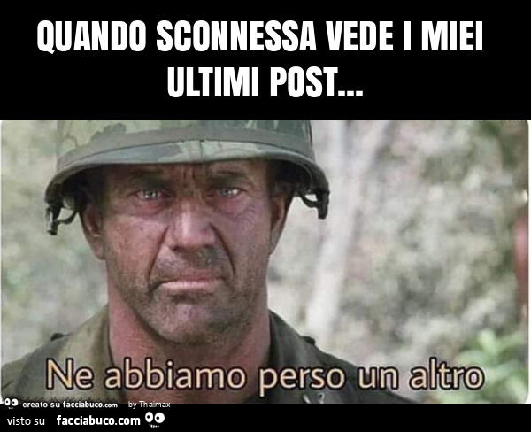 Quando sconnessa vede i miei ultimi post