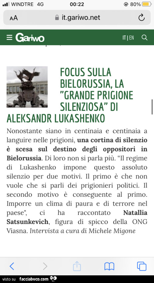 Focus sulla bielorussia, la grande prigione silenziosa di aleksandr lukashenko