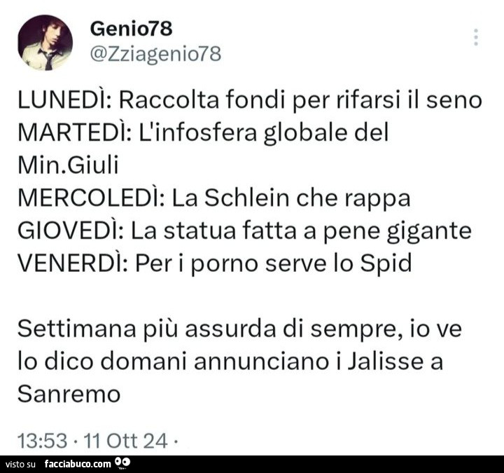 Lunedì: raccolta fondi per rifarsi il seno