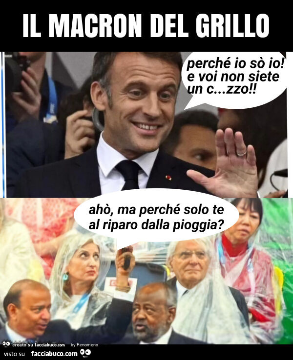 Il macron del grillo