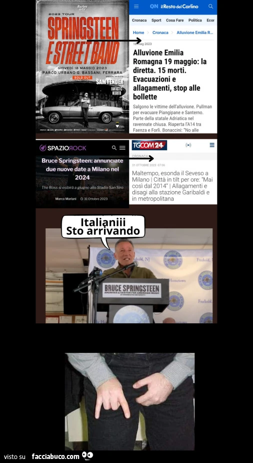 Bruce springsteen in Italia
