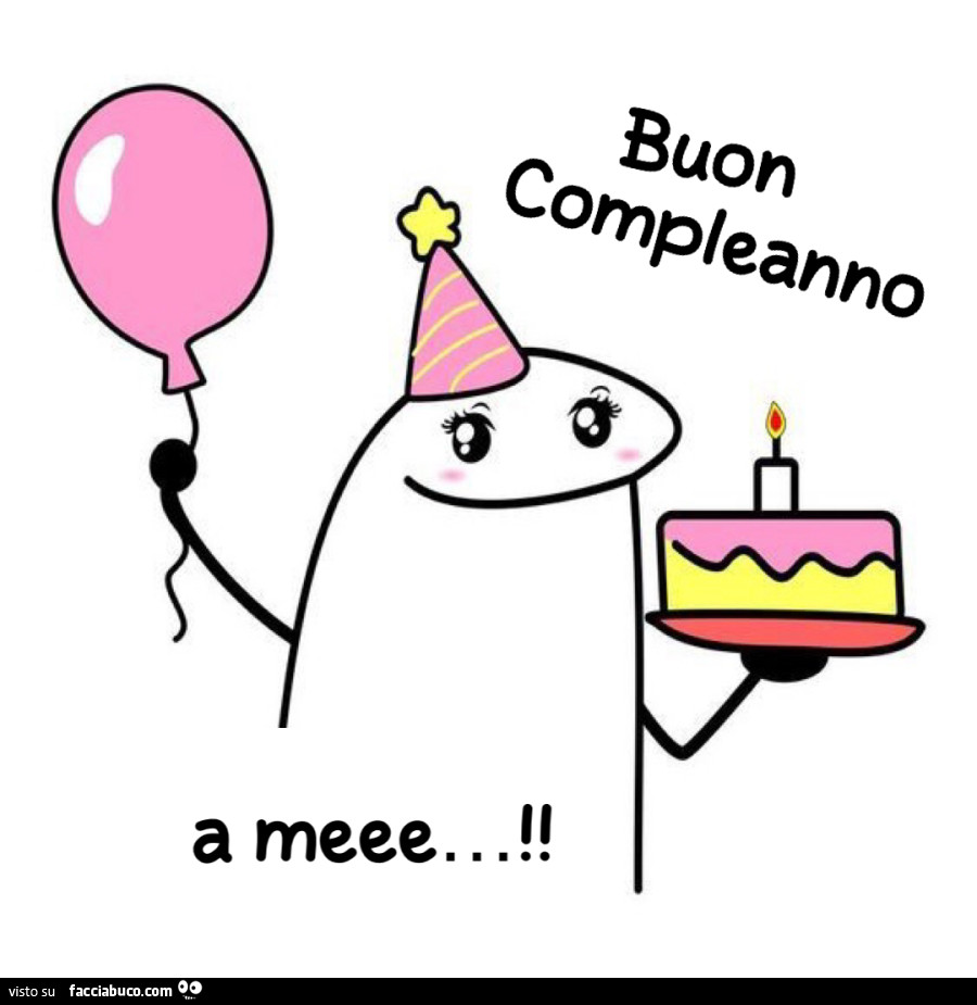 Buon Compleanno a meee - Facciabuco.com