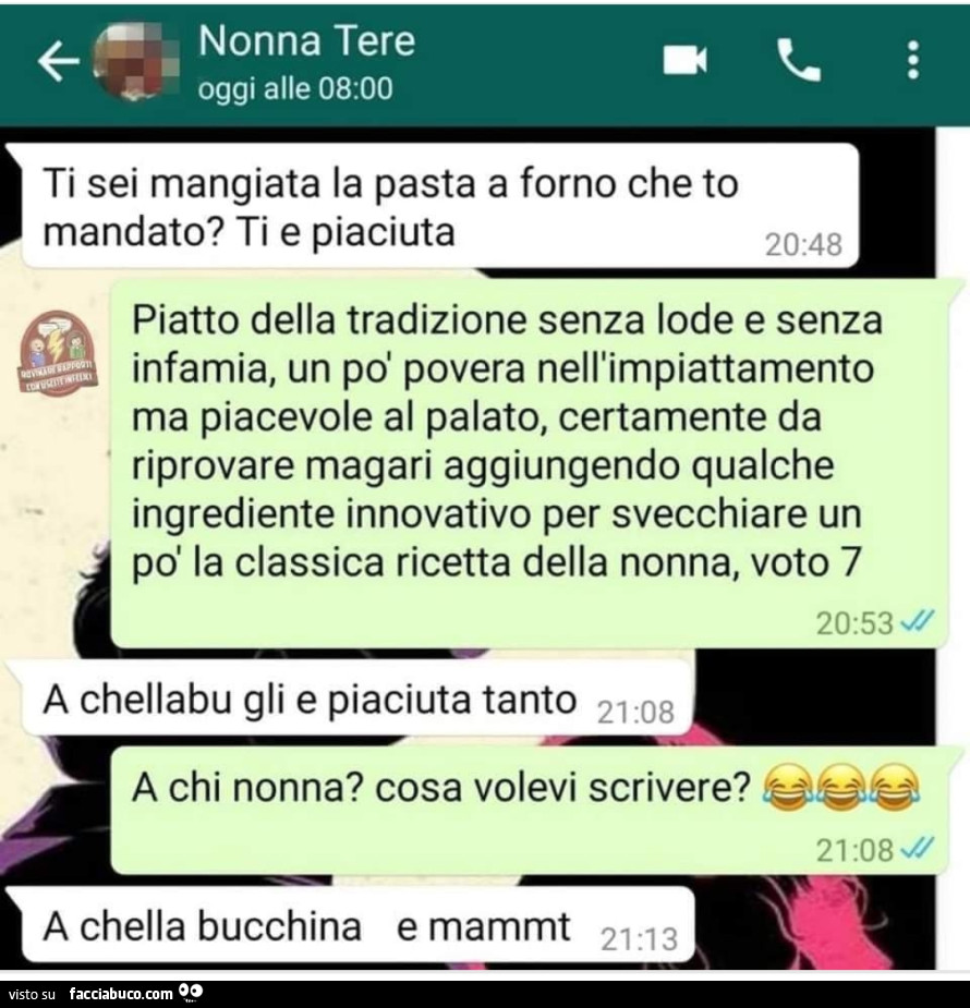 La bucchin a mammt