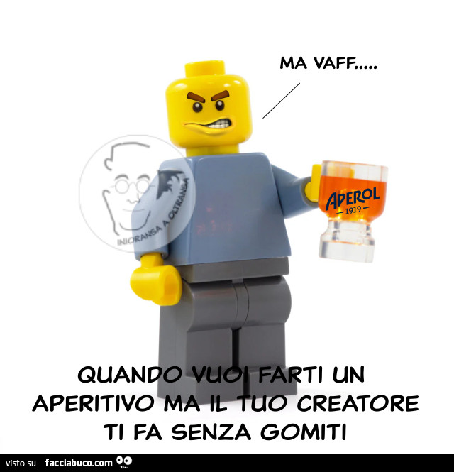 Quando il tuo creatore ti fa senza gomiti