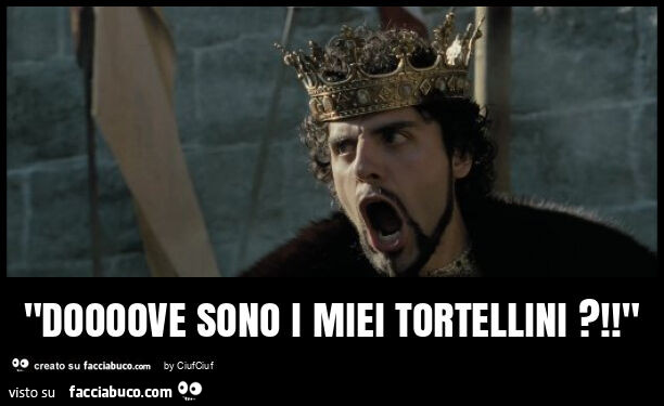 "doooove sono i miei tortellini?! "