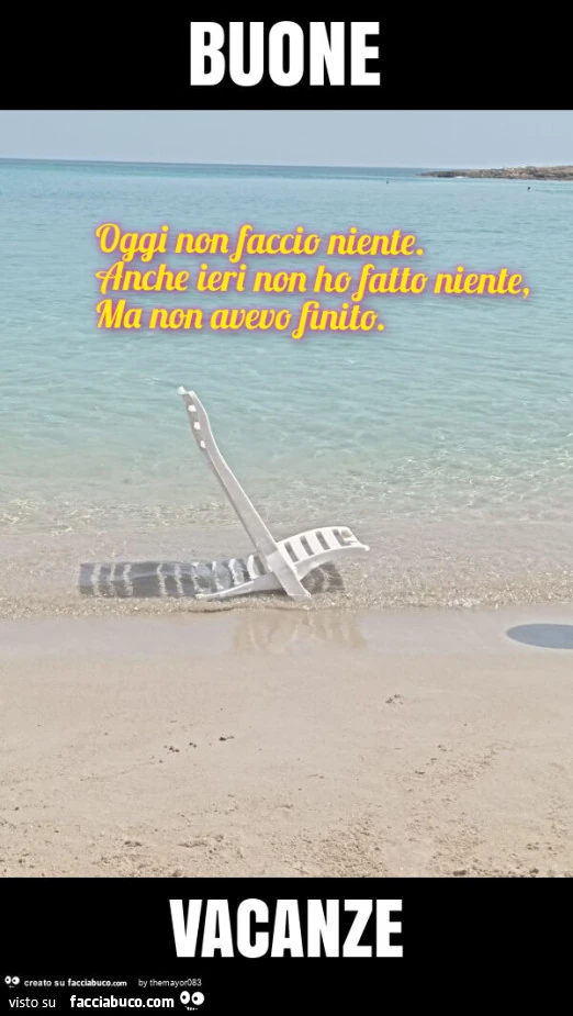 Buone vacanze