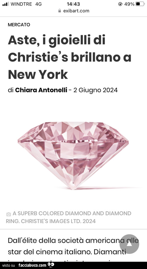 Aste, i gioielli di Christie s brillano a new york