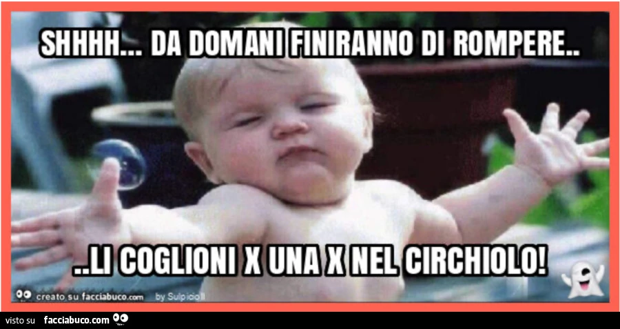 Basta ci avete rotto li coglioni