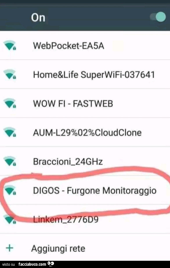 Wifi della Digos