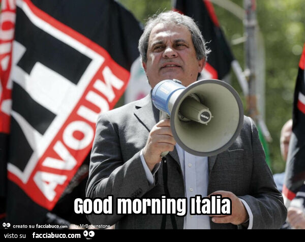 Good morning italia