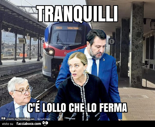 Tranquilli c'é lollo che lo ferma