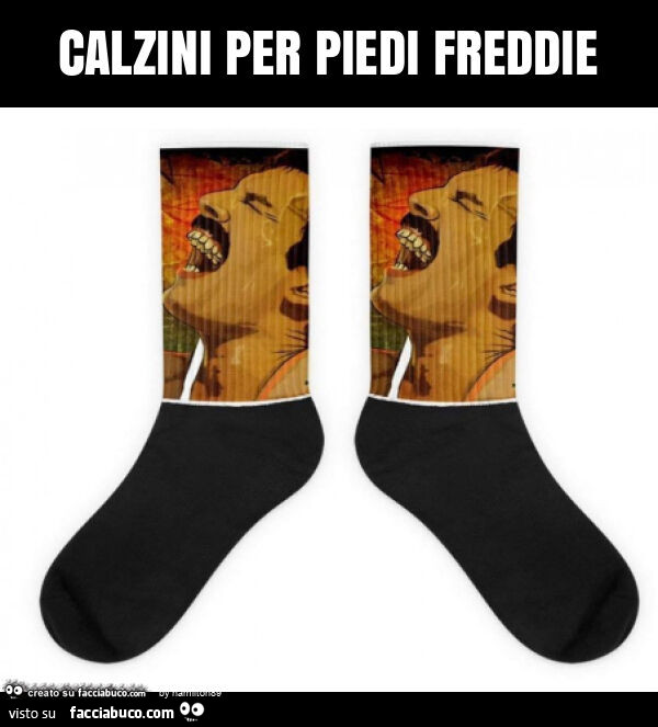 Calzini per piedi freddie