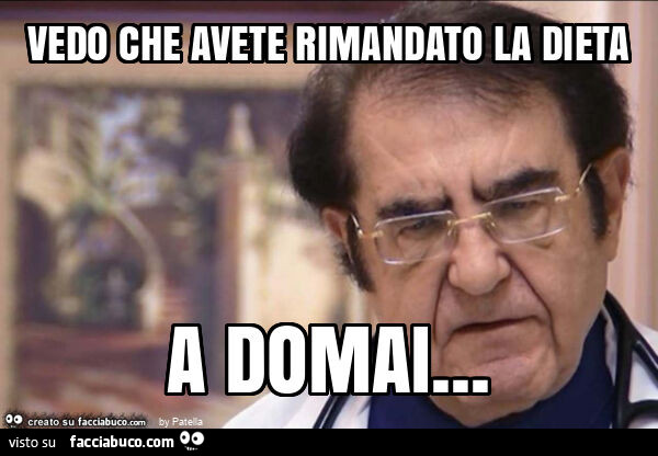 La dieta di domai