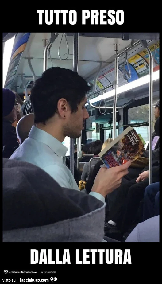 Tutto preso dalla lettura
