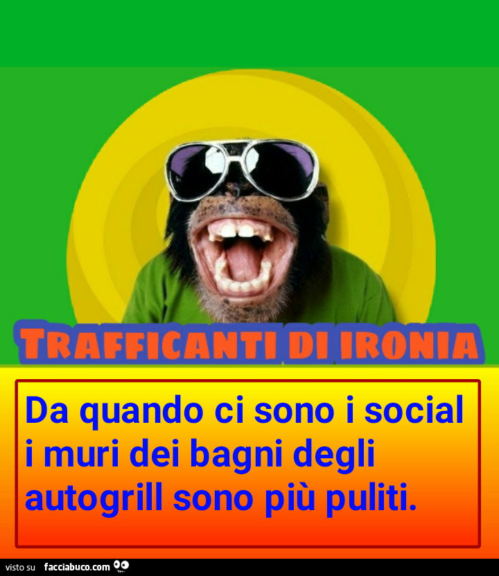 Da quando ci sono i social i muri dei bagni degli autogrill sono più puliti