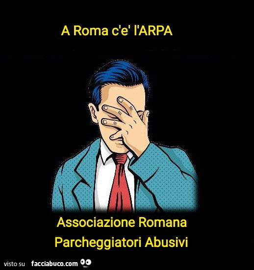 A Roma c'è l'ARPA. Associazione Romana Parcheggiatori Abusivi