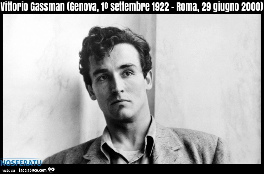 Vittorio Gassman (Genova, 1º settembre 1922 – Roma, 29 giugno 2000)