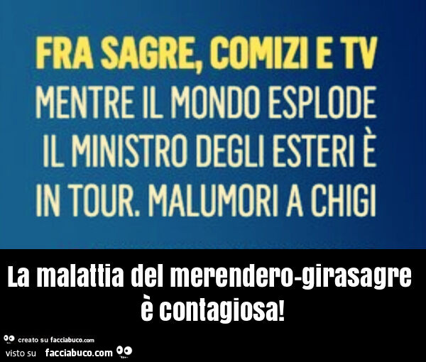 La malattia del merendero-girasagre è contagiosa