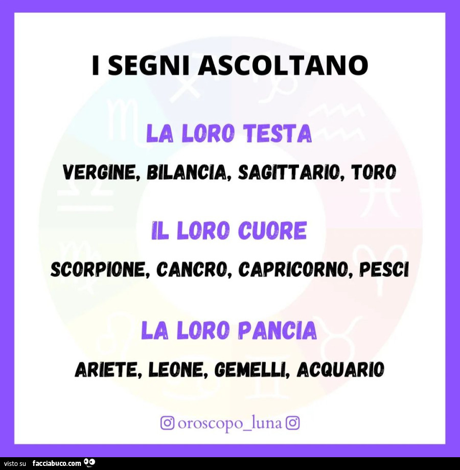 I segni ascoltano