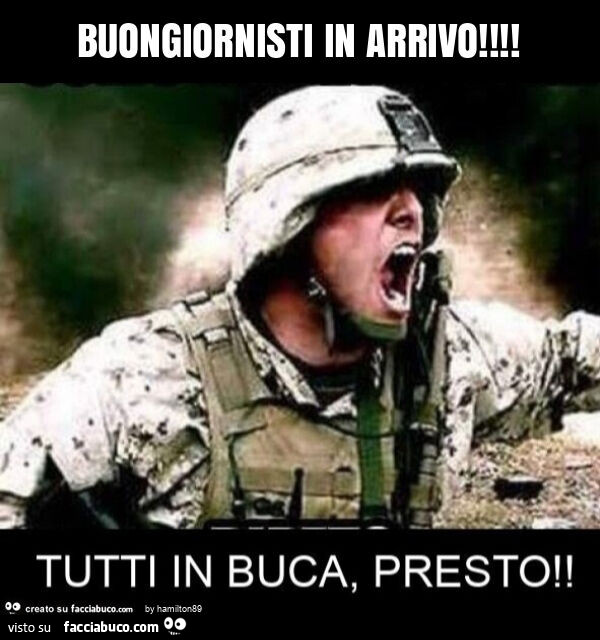 Buongiornisti in arrivo