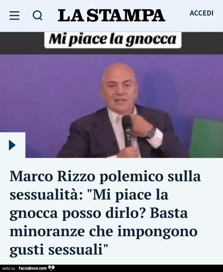 Marco Rizzo w la gnocca