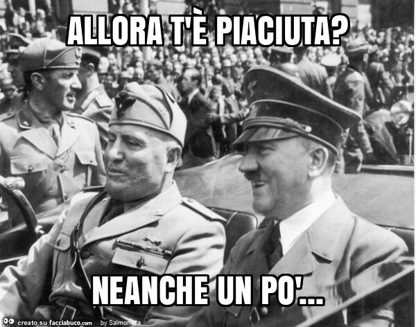 Allora t'è piaciuta? Neanche un po'