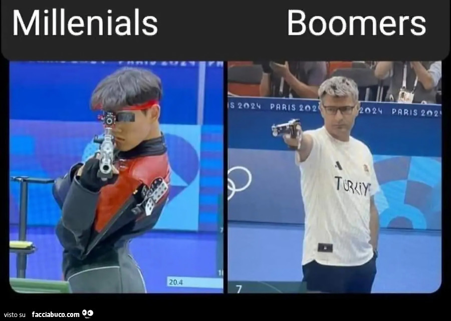 Millenials boomers olimpiadi