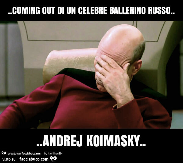 Coming out di un celebre ballerino russo… andrej koimasky