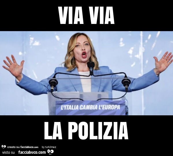 Via via la polizia