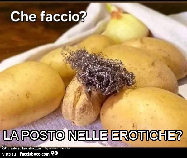 La posto nelle erotiche?