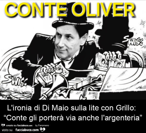 L'ironia di di maio sulla lite con grillo: “conte gli porterà via anche l'argenteria”