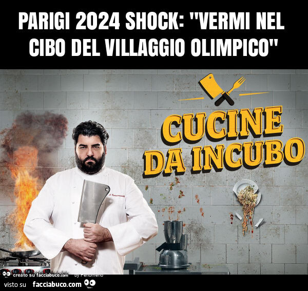 Parigi 2024 shock: "vermi nel cibo del villaggio olimpico"