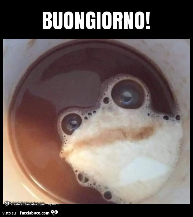 Buongiorno rana caffè