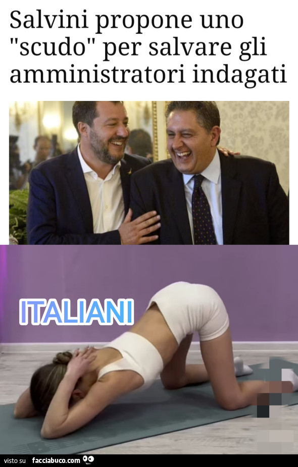 Politici Salvini Toti indulto