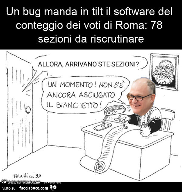 Un bug manda in tilt il software del conteggio dei voti di roma: 78 sezioni da riscrutinare