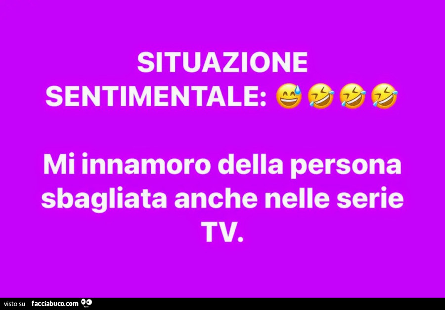 Situazione sentimentale: mi innamoro della persona sbagliata anche nelle serie tv