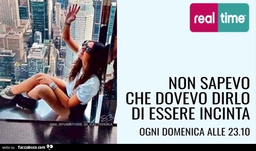 Non sapevo che dovevo dirlo di essere incinta