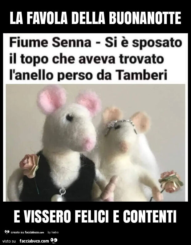 La favola della buonanotte e vissero felici e contenti