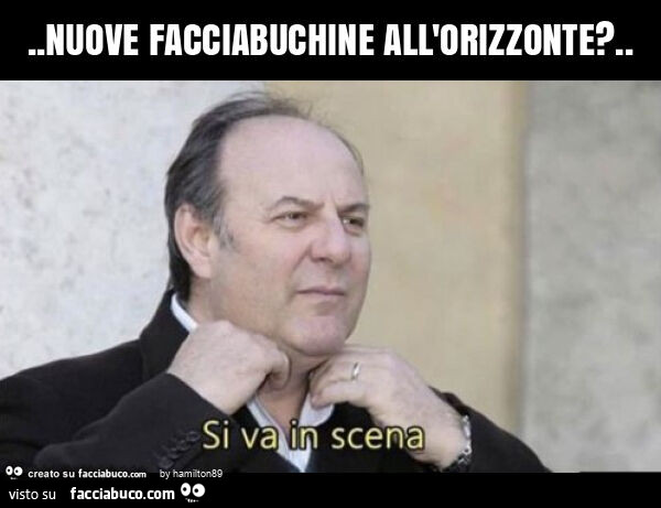 Nuove facciabuchine all'orizzonte?