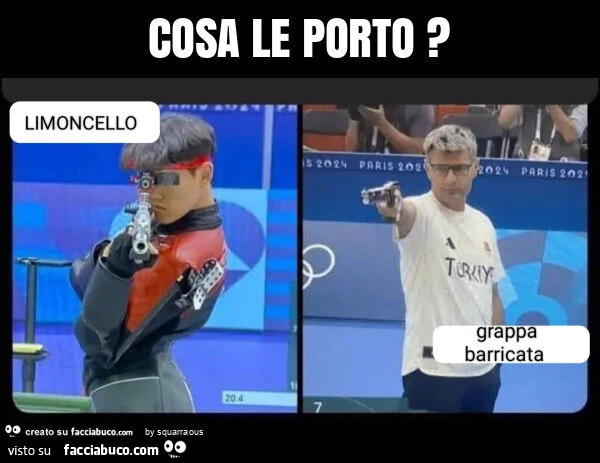 Cosa le porto?